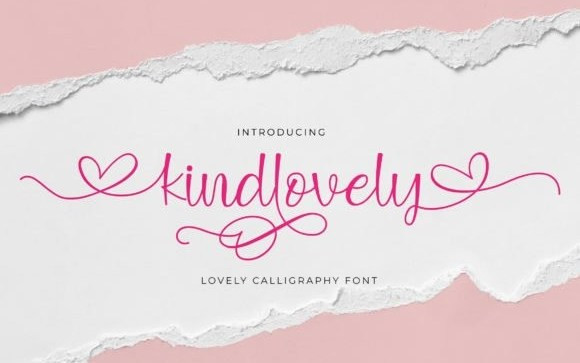 Kindlovely Calligraphy Font