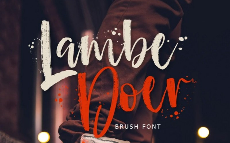 Lambe Doer Brush Font