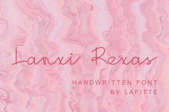 Lanxi Rexas Handwritten Font