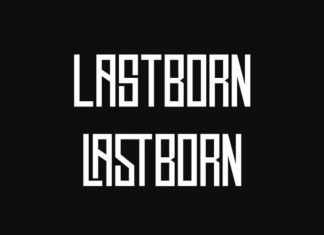 Lastborn Display Font