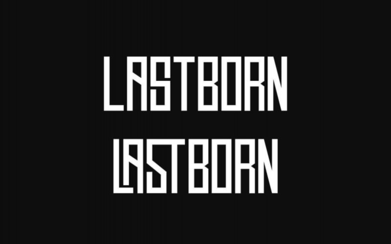 Lastborn Display Font