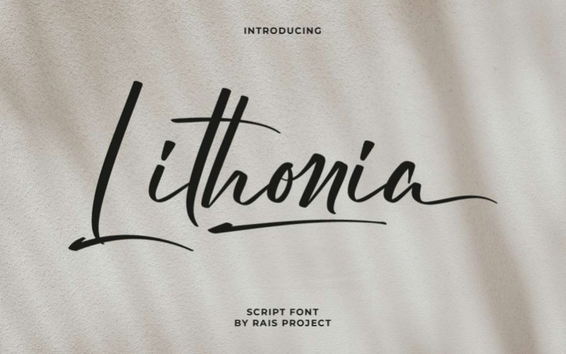 Lithonia Script Font