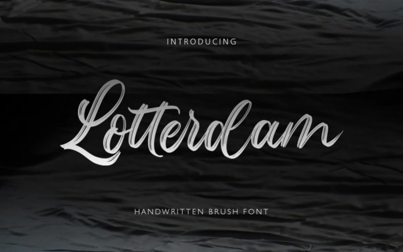 Lotterdam Brush Font