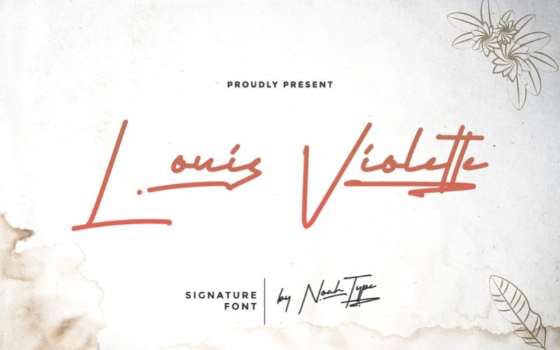 Louis Voulette Handwritten Font