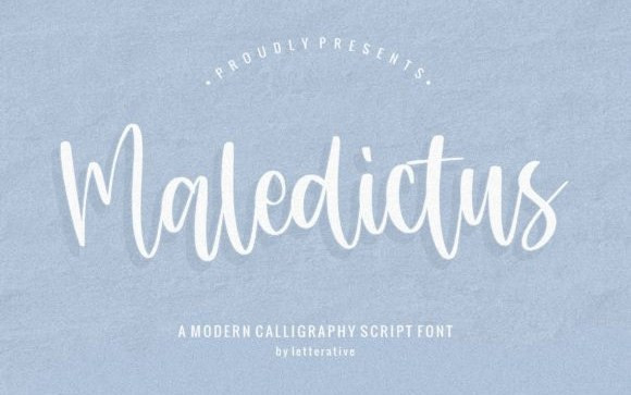 Maledictus Script Font