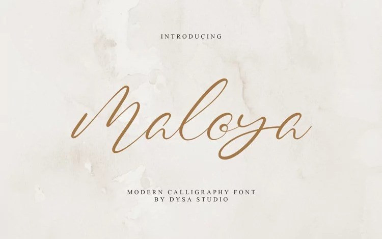 Maloya Script Font