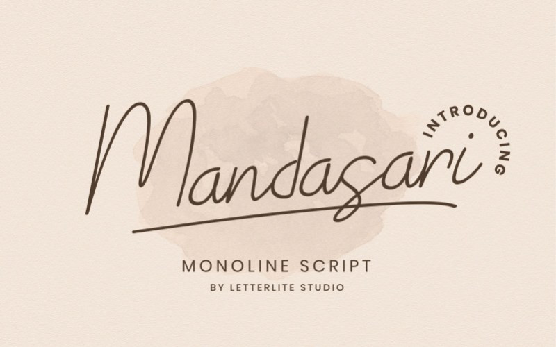 Mandasari Handwritten Font