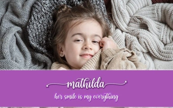 Mathilda Script Font