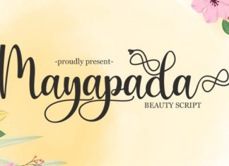 Mayapada Calligraphy Font