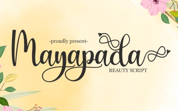 Mayapada Calligraphy Font