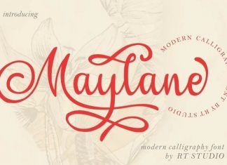 Maylane Calligraphy Font