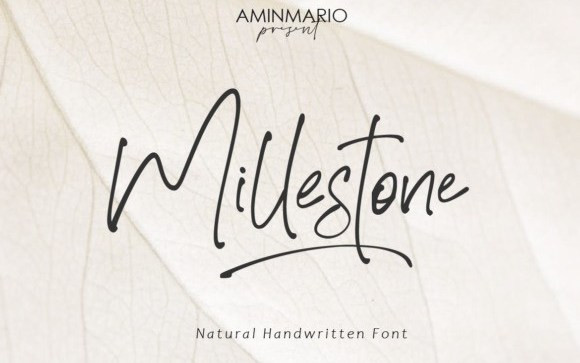 Millestone Handwritten Font