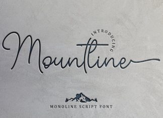 Mountline Handwritten Font