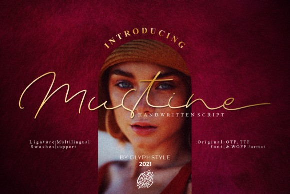 Mustine Handwritten Font