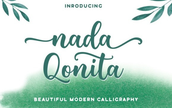 Nada Qonita Calligraphy Font