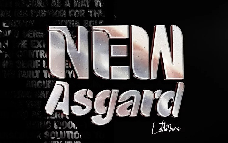 New Asgard Display Font