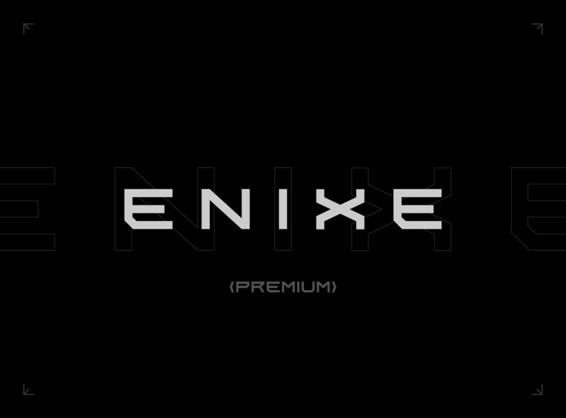 Enixe Display Font