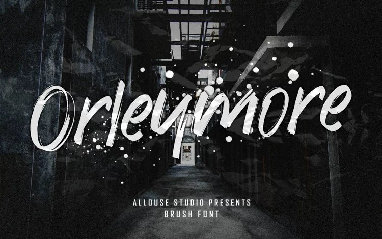 Orleymore Brush Font