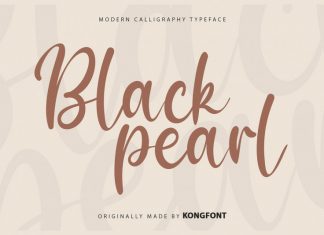 Black Pearl Script Font