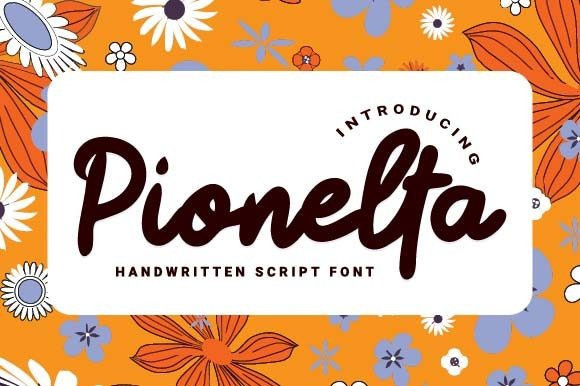 Pionelta Script Font