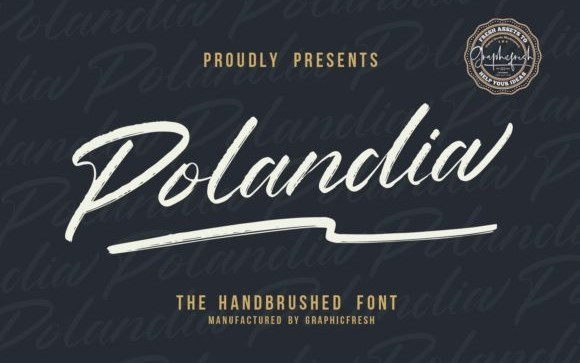 Polandia Brush Font