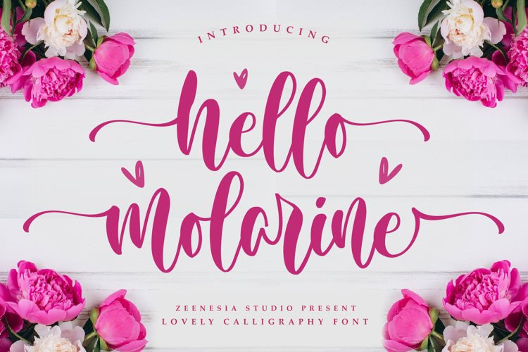 Hello Moraline Calligraphy Font