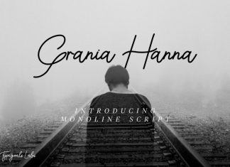 Grania Hanna Handwritten Font