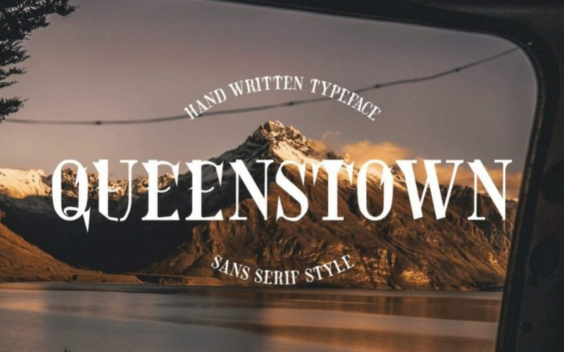 Queenstown Display Font