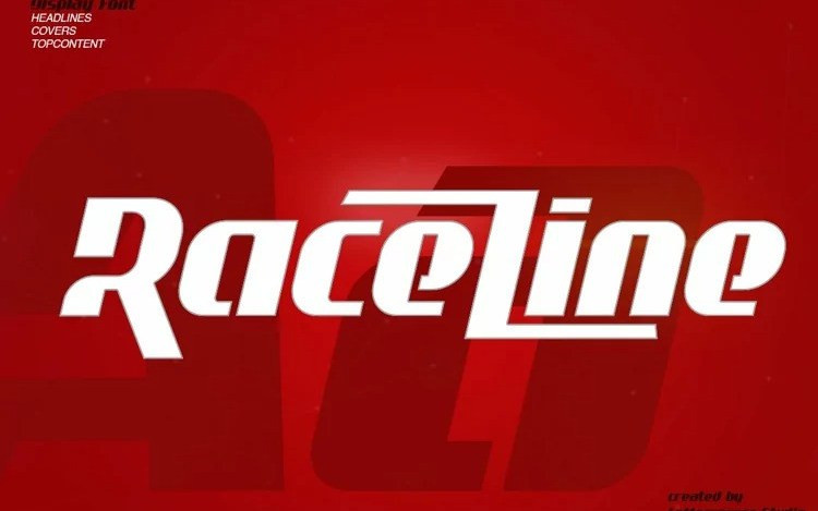 Raceline Display Font