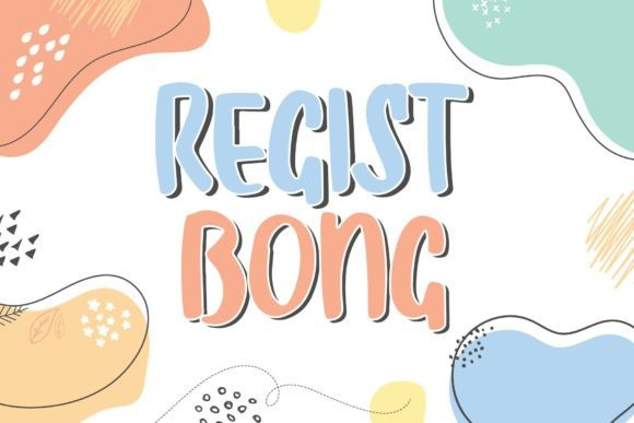 Regist Bong Display Font