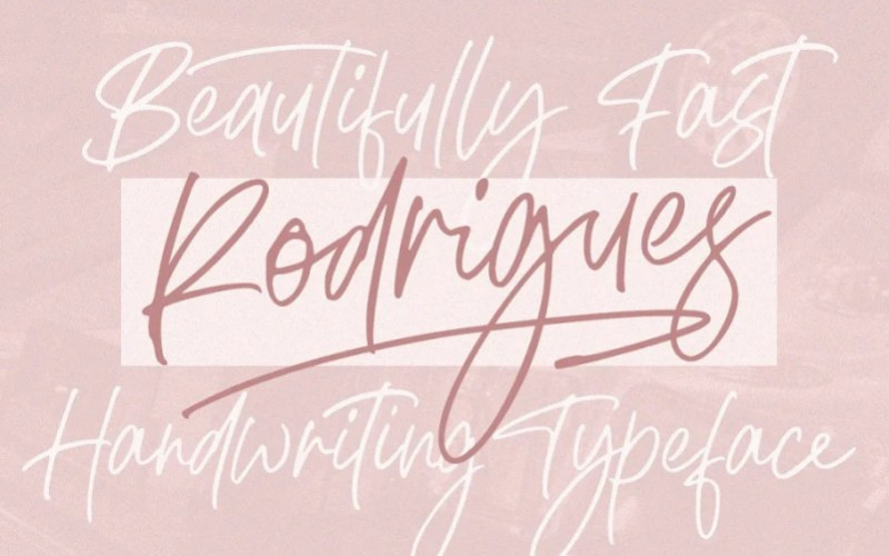 Rodrigues Script Font