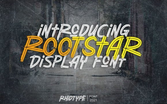 Rootstar Display Font