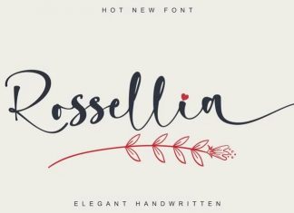 Rossellia Script Font