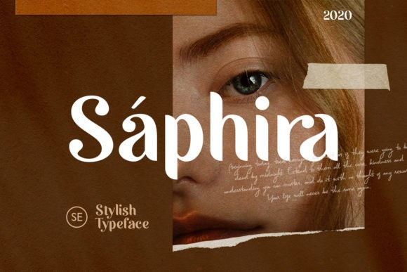 Saphira Sans Serif Font