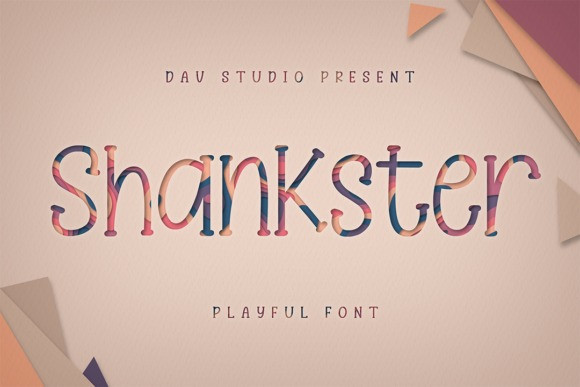 Shankster Display Font