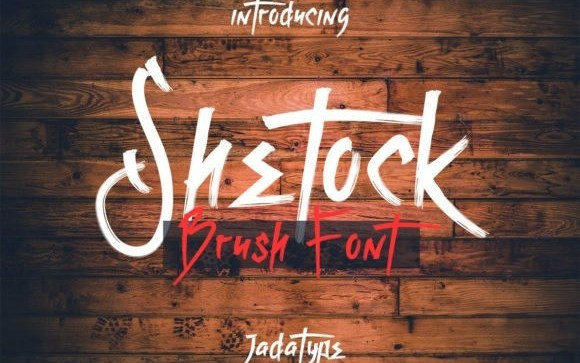 Shetock Brush Font