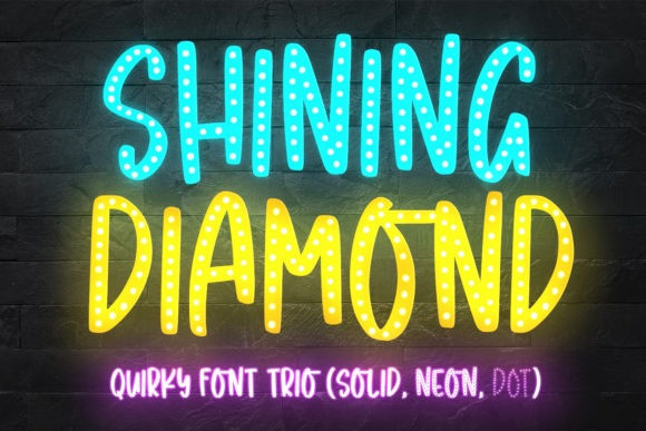 Shining Diamond Display Font