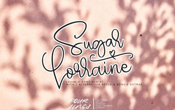 Sugar Lorraine Script Font