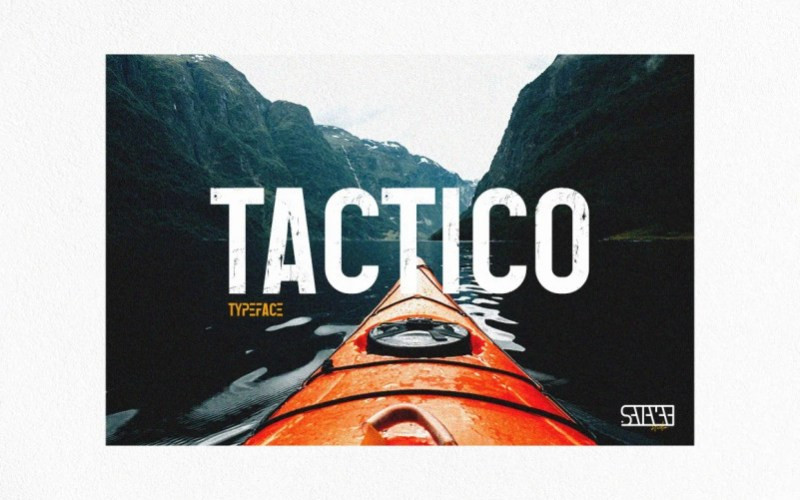 Tactico Display Font