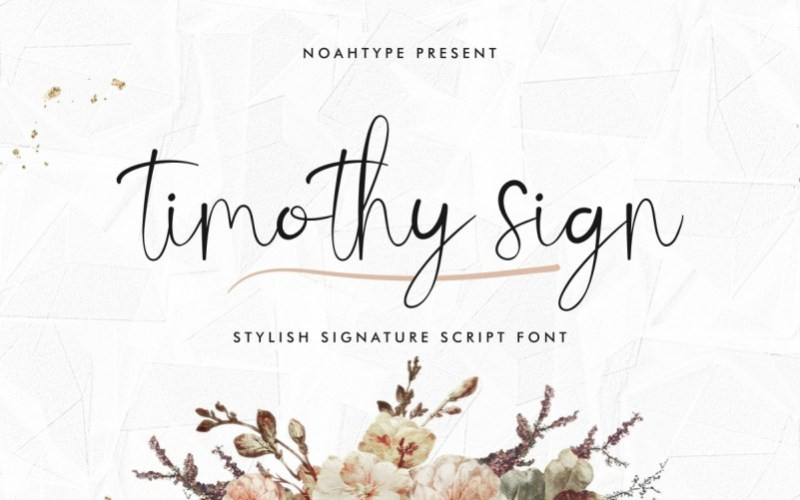 Timothy Sign Script Font