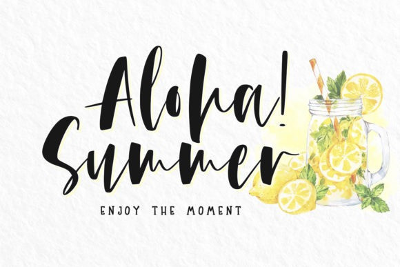 Under Summer Script Font