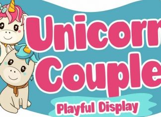 Unicorn Couple Display Font