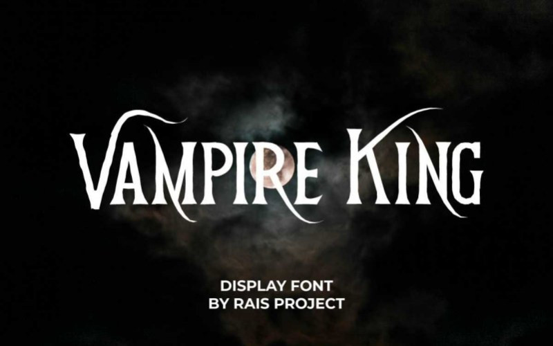 Vampire King Display Font