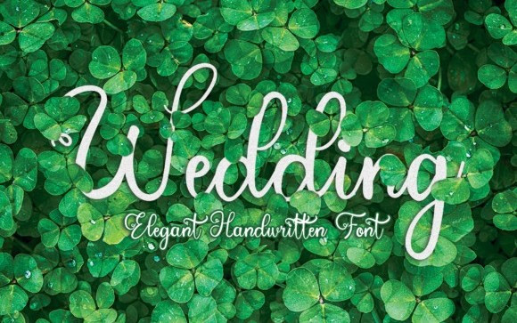 Wedding Script typeface