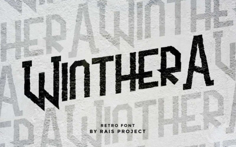 Winthera Display Font