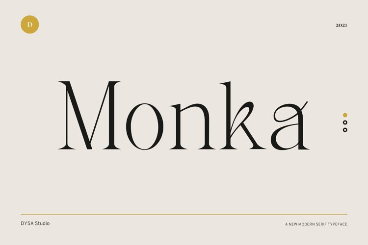 Monka Serif Font