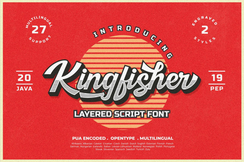 Kingfisher Script Font