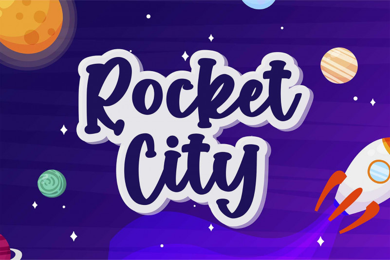 Rocket City Display Font