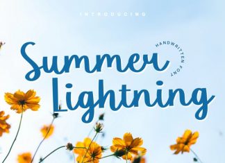 Summer Lightning Script Font