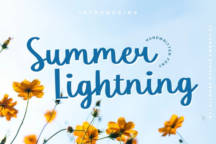 Summer Lightning Script Font